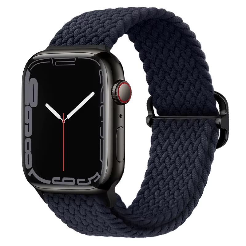 Apple Watch Nylon Double Braid Armband – Dunkelblau