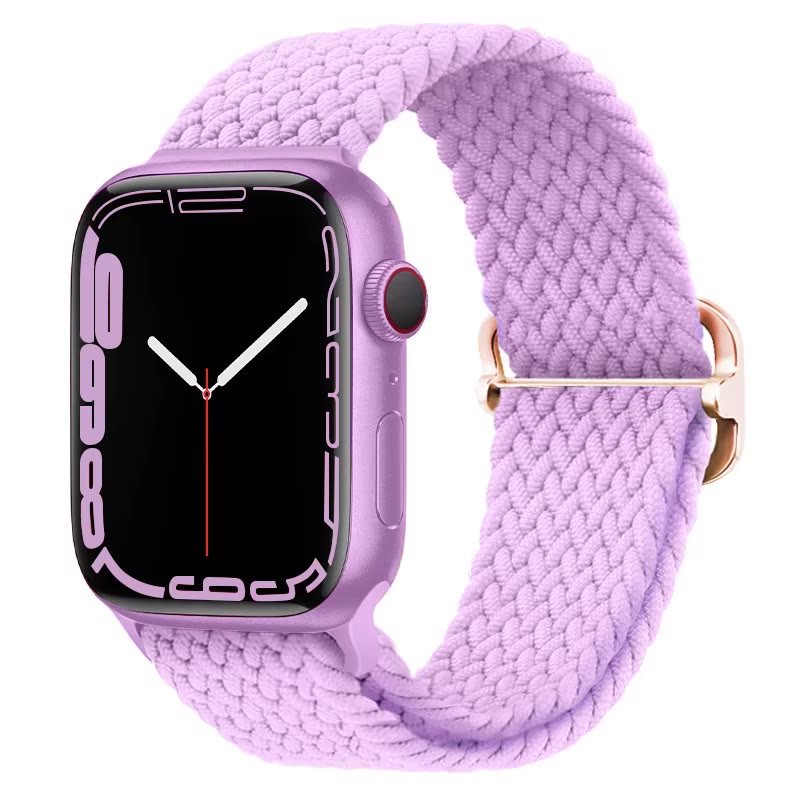 Apple Watch Nylon Double Braid Armband – Lila