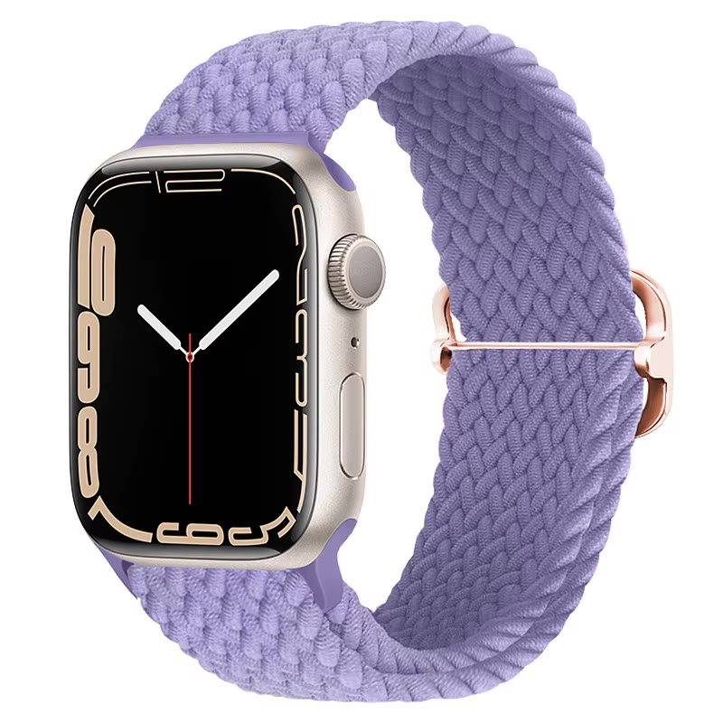 Apple Watch Nylon Double Braid Armband – Violett