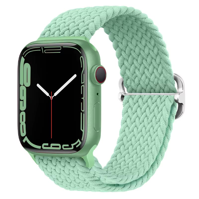 Apple Watch Nylon Double Braid Armband – Türkis