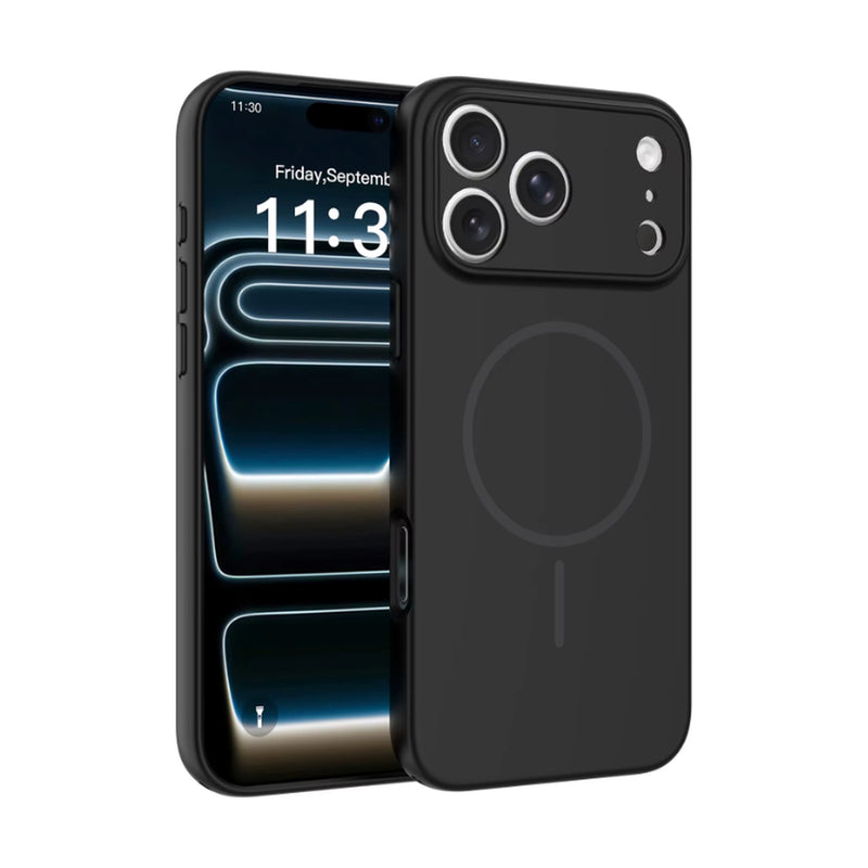Skin-Feel MagSafe Case – Schwarz