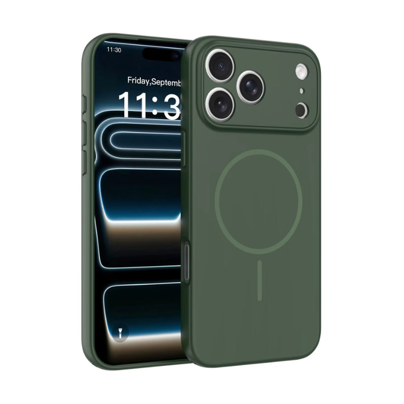 Skin-Feel MagSafe Case – Forest Green
