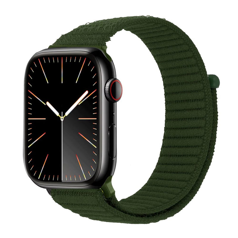 Apple Watch Nylon Armband – Dunkelgrün