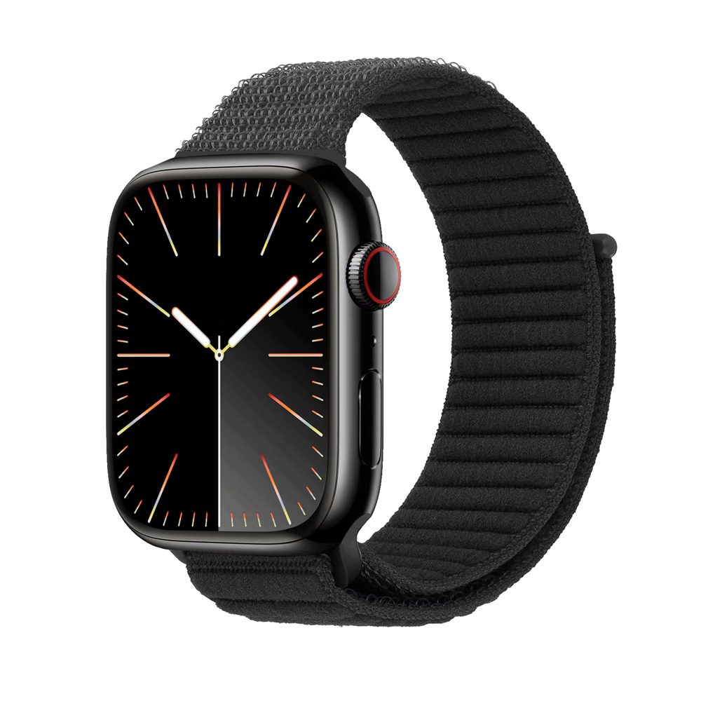 Apple Watch Nylon Armband – Schwarz