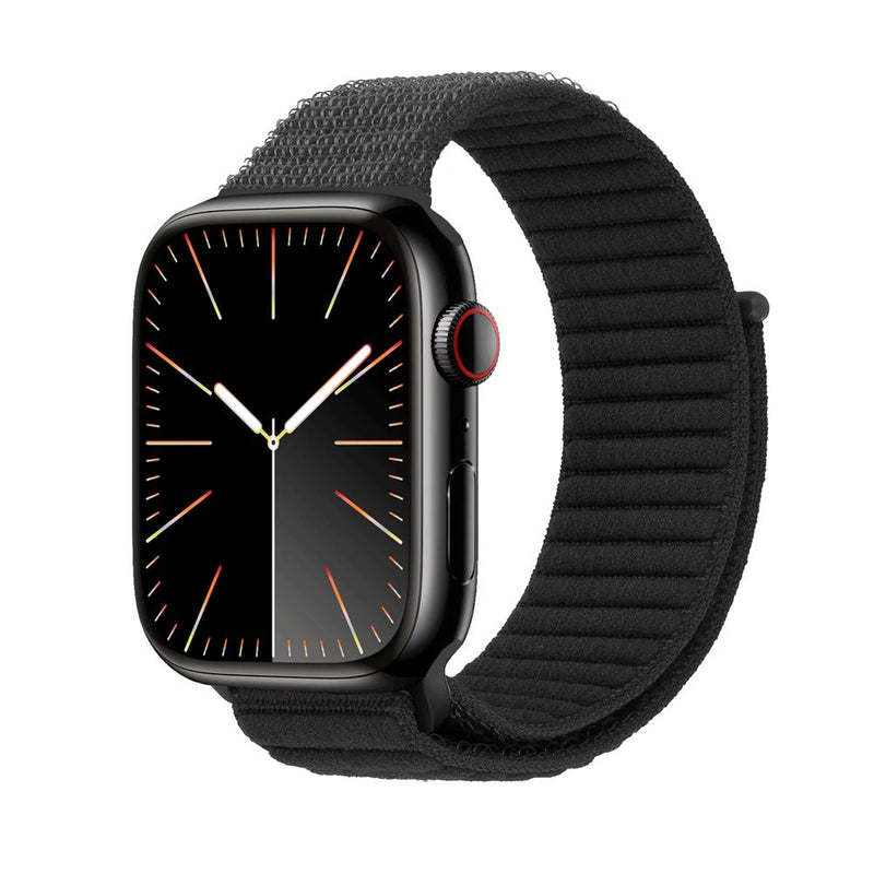 Apple Watch Nylon Armband – Schwarz